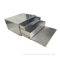 Aluminum ute canopy cargo drawer with lock